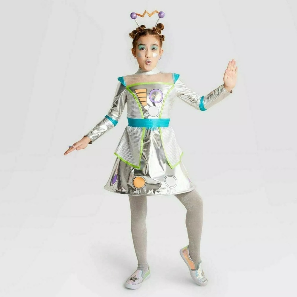 Kids robot dress costume